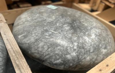 salg af Flodsten oval matslebet