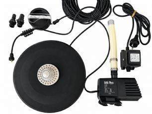 Flyde springvand med 48 led