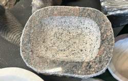 fuglebad rødlige granit