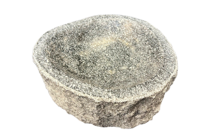 salg af Fuglebad gråsort poleret granit