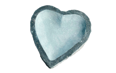 salg af Fuglebad hjerteformet granit