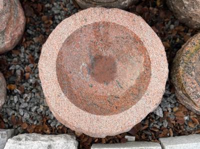 salg af Fuglebad rund poleret skål