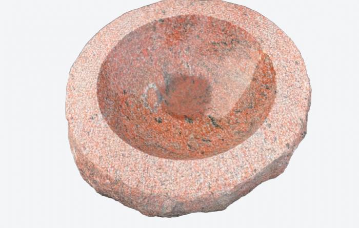 salg af Fuglebad rund poleret skål