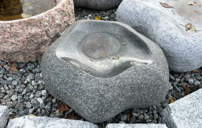 salg af Fuglebad naturform bølget