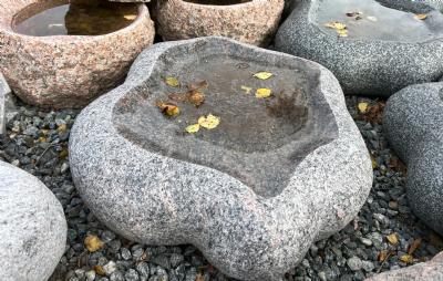 salg af Fuglebad naturform bølget