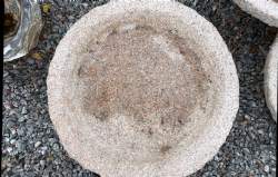granit fuglebad rosa