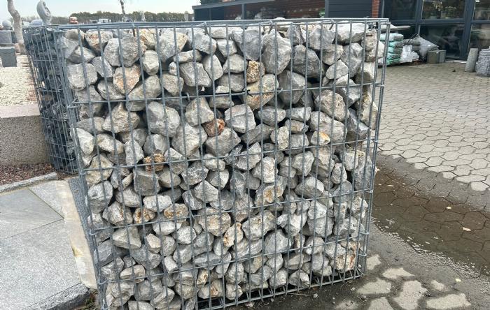 salg af Gabion med beige granit fyld
