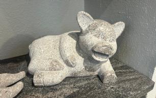 Glad gris rosa granit