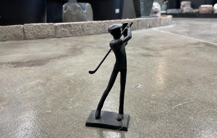 salg af Golfspiller sort metal