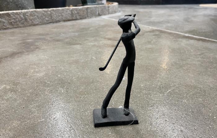 salg af Golfspiller sort metal