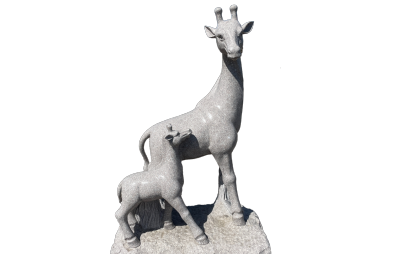 salg af Giraf granit figur