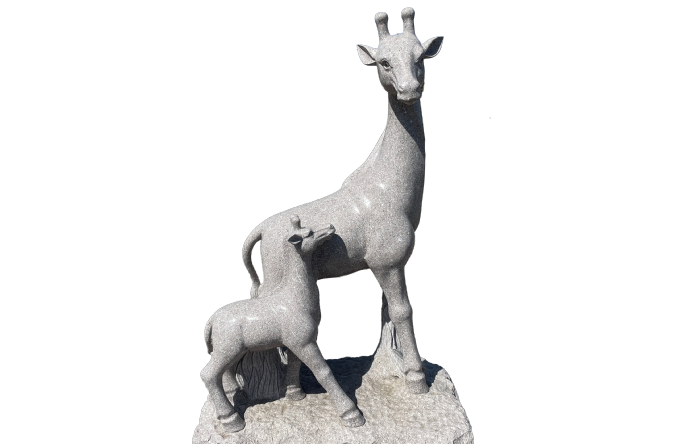 salg af Giraf granit figur