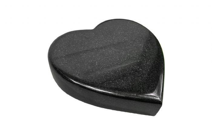 salg af Granit hjertesten - Sort indisk