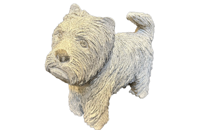 salg af Granit hund Cairn Terrier stående