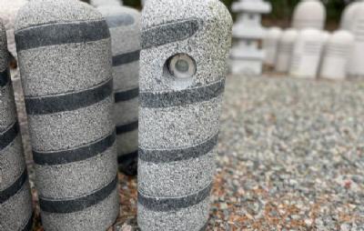 salg af Granit pullert havelampe