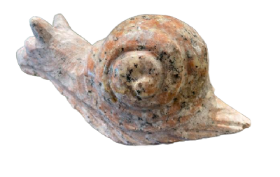 salg af Granit snegl lakeret rosa