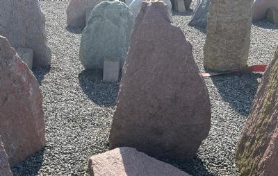 salg af Granit stick røde klippestykker
