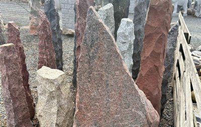 Granit stick røde klippestykker