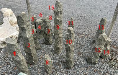 salg af Granit stick nr. 3, højde ca. 58 cm