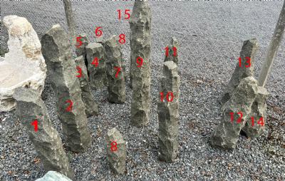 salg af Granit stick nr. 2, højde ca. 103 cm