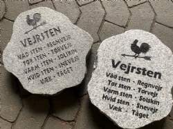 Granit Vejrsten L 35 cm