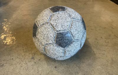 salg af Granitfodbold - Gråsort