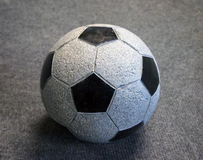 salg af Granitfodbold - Sort