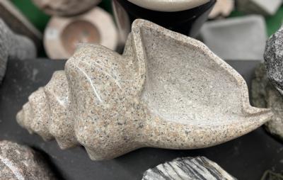 salg af Fuglebad konkylieform