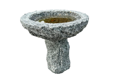 salg af Granitfuglebad på sokkel