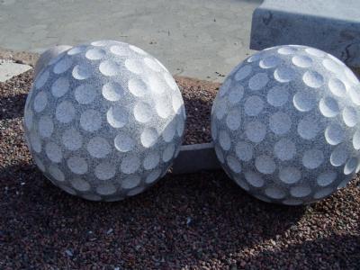 salg af Granitgolfkugle dia 20 cm