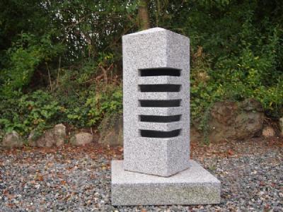 salg af Granitlampe firkantet H.80 cm