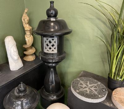 salg af Granitlampe poleret sort