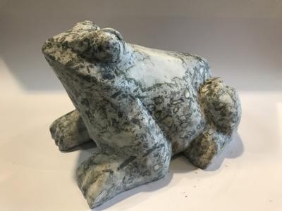 salg af Frø grøn marmor, L 20 cm