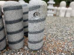 salg af Granit pullert havelampe