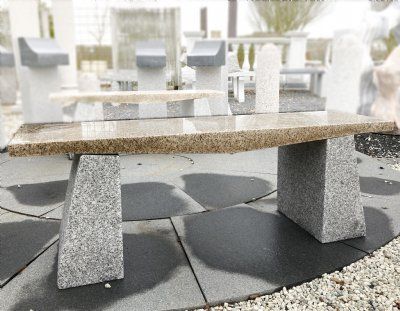 Havebænk granit model Vera