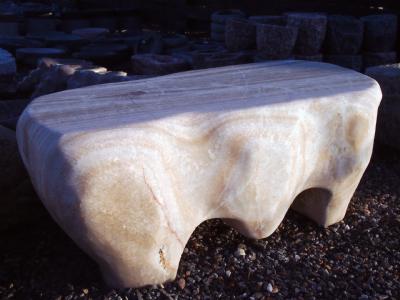 salg af Havebænk i onyx marmor