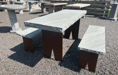 salg af Havemøbelsæt sandsten og corten