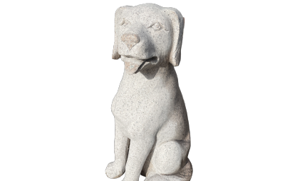 Hund labrador rosa granit