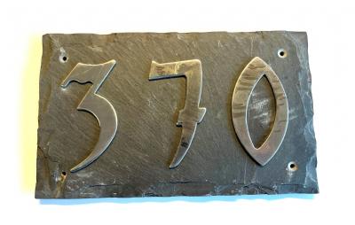 salg af Skiferplade til husnumre