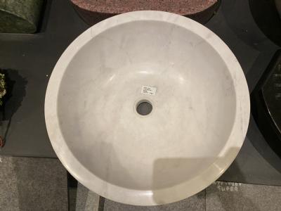 salg af Hvid rund marmor vask