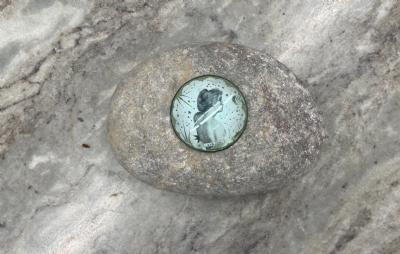 salg af Strandsten med stjernetegn glas