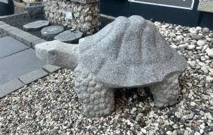 Kæmpe skildpadde gråsort granit
