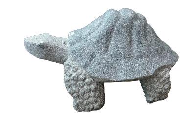 salg af Kæmpe skildpadde gråsort granit