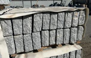 Kantsten grå granit - 20 stk