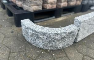 Kantsten hjørne grå