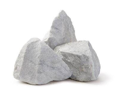 salg af Klippestykker hvide marmor 10-20 cm
