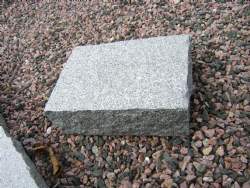 1 stk. Hvede gråsort granit