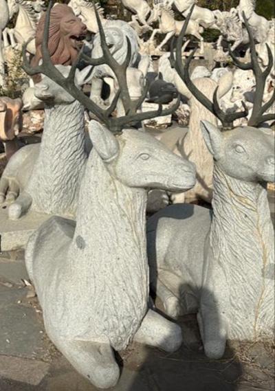 salg af Kronhjort grå granit