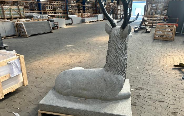 salg af Kronhjort grå granit