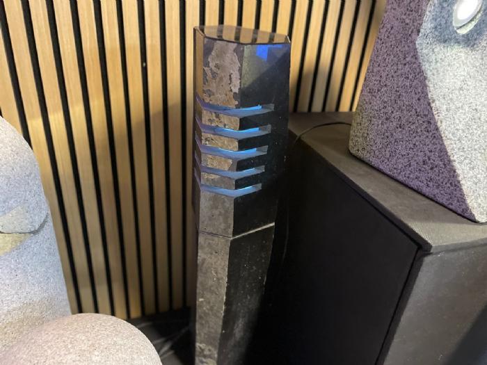 salg af Lampe basalt sort m/pol H80